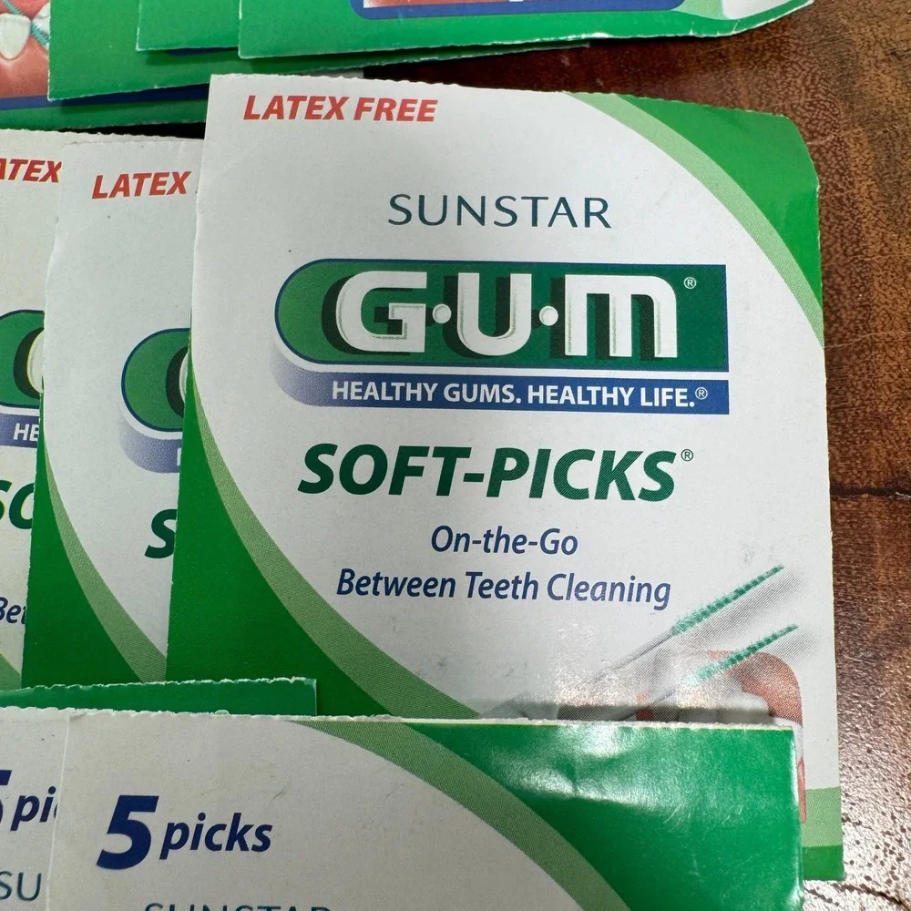 Sunstar GUM Soft-Picks Dental‎ Picks Bulk Lot On-the-Go Original Advanced 35 Pks